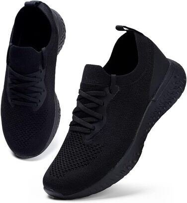 Жіночі кросівки HKR: чорні, легкі, дихаючі, для занять спортом та відпочинку, розмір 41 EU