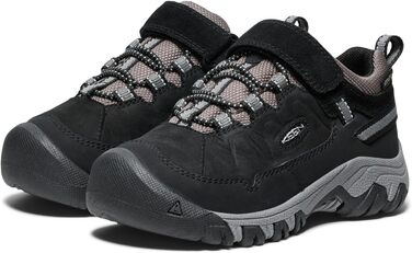 KEEN Targhee 4 Low - Водонепроникні трекінгові черевики для жінок та чоловіків, чорний/сірий, 35 EU