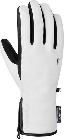 Жіночі лижні рукавички Reusch Tiffany R-tex Xt, екстра теплі, водонепроникні, дихаючі, розмір 7, білі/чорні