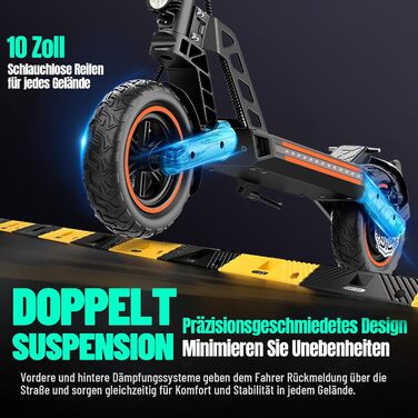Електросамокат TODIMART G2/S9/13, 48В 10.4/20.8А·год, 500Вт, запас ходу 40-90 км, 10