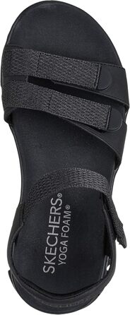 Спортивні сандалі Skechers Glide-Step Count On Me для жінок (39 EU, чорний)