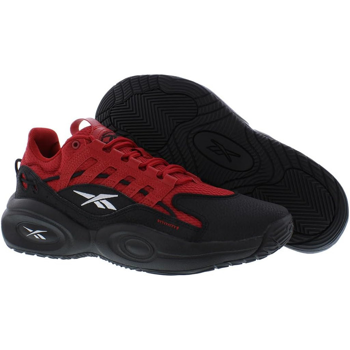 Баскетбольне взуття Reebok Unisex Lösung Mitte (41 EU, чорний, червоний, білий)