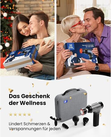 Масажер для тіла BOB AND BRAD T2 Ultra з підігрівом та терапією червоного світла. Професійний масажер глибоких тканин для спортсменів. Портативний масажер для відновлення м'язів. Подарунок для чоловіків та жінок.