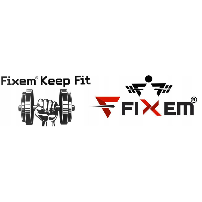 Набір фітнес-стрічок Fixem Keep Fit, чорний, 320 см x 35 мм
