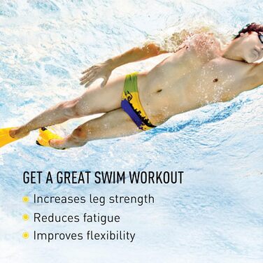 Плавальні ласти FINIS Z2 Gold H, жовто-чорні, розмір 45-46, для тренувань
