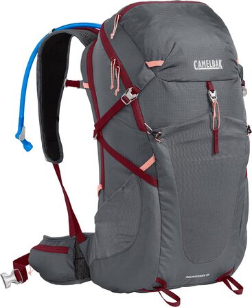 Гідратаційний рюкзак CAMELBAK Fourteener 30 для дорослих, унісекс, 30 л, сірий/червоний