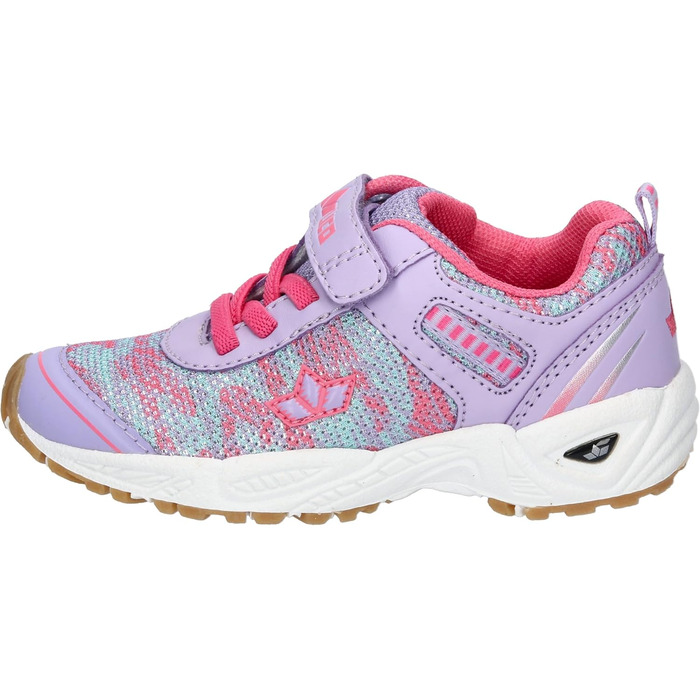 Дитячі спортивні залатені кросівки Lico Barney (41 EU, фіолетово-рожево-блакитні)
