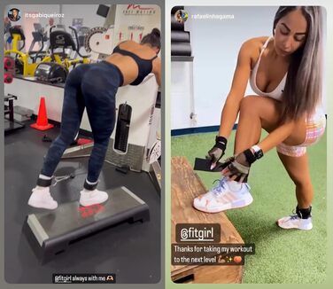 FITGIRL Манжети для щиколоток для тренажерів і резинок, для дому та спортзалу, для тренування сідниць, кікбеків, розгинання ніг, відведення стегна