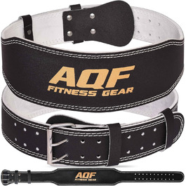 Шкіряний пауерліфтинговий пояс AQF 4