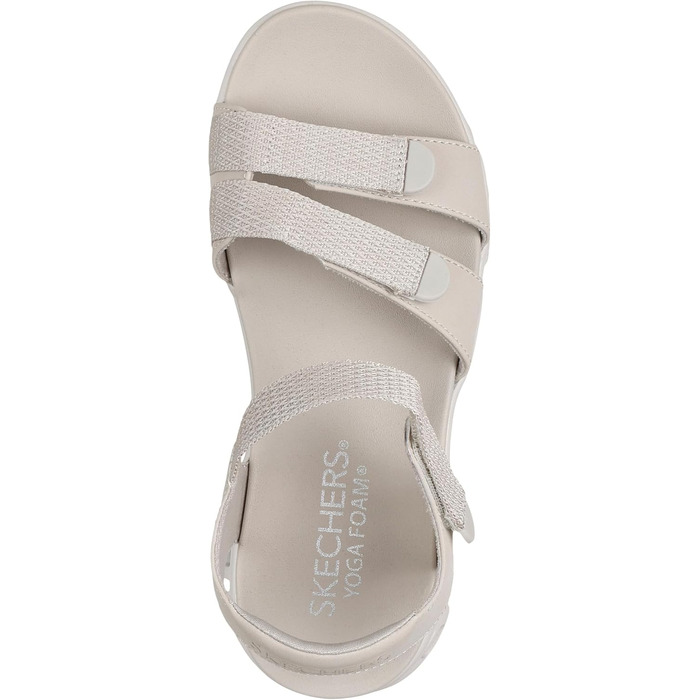 Спортивні сандалі Skechers Glide-Step Count On Me для жінок, 40 EU, колір: сірий