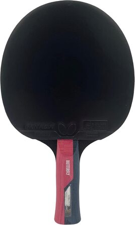 Тенісна ракетка Butterfly Timo Boll Black/Ruby Red для настільного тенісу, рубіново-червона