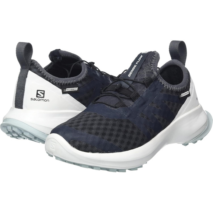 Дитячі трейлові кросівки Salomon Sense Flow Climasalomon Waterproof India Ink White Crystal Blue