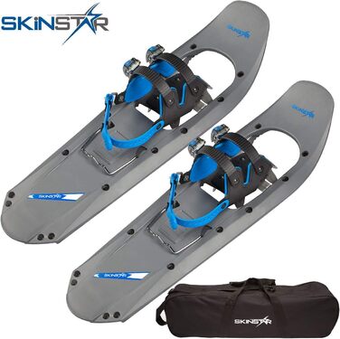 Снігоступи SkinStar 25 дюймів для ходьби по снігу до 100 кг з туристичними палицями