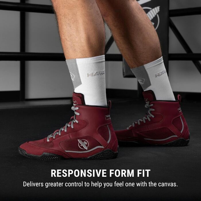 Боксерські рукавички Hayabusa Pro - Синій, Розмір 41 EU (40/41 EU, Гранітний сірий)