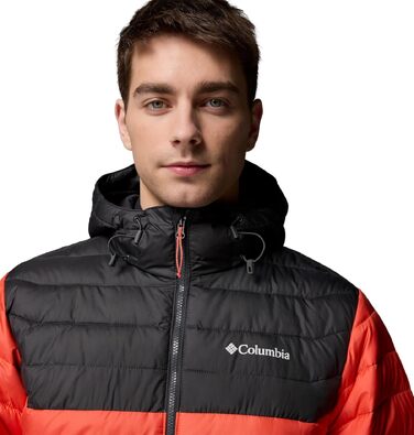 Чоловіча куртка з капюшоном Columbia Powder Lite (Zing, Shark, L)