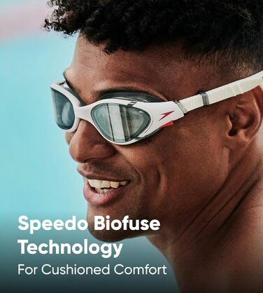 Унісекс окуляри для плавання Speedo Biofuse 2.0, універсальний розмір, зелено-сині