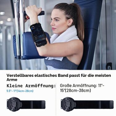 Спортивний браслет для телефону Sportarmband R2X (S-M) для iPhone та Android 4-6.5