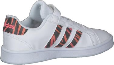 Кросівки Adidas Grand Court C для дітей (Unisex), 29 EU, білий/чорний/червоний