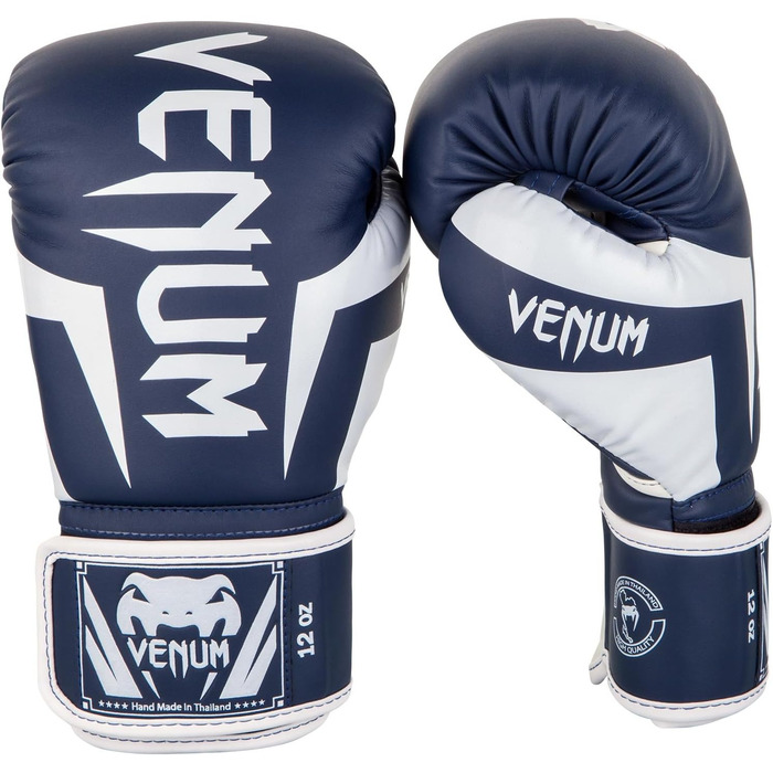 Боксерські рукавички Venum Elite на шнурівці, професійні