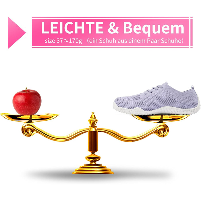 Жіночі кросівки Barfuss - легкі дихаючі сліпони для дому та занять спортом (42 EU, світло-фіолетовий)