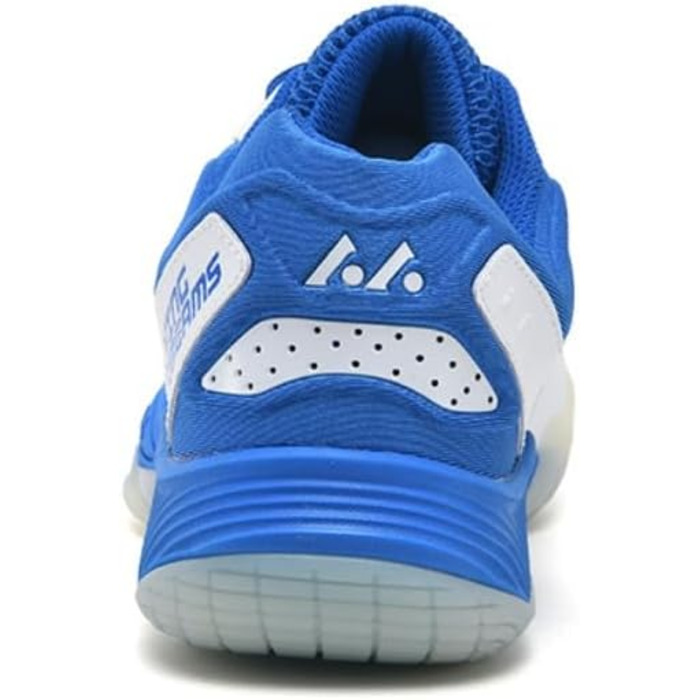 Кросівки для гандболу чоловічі та жіночі, дихаючі, антиковзкі, для занять та змагань, біло-золоті (біло-сині, 37 EU)