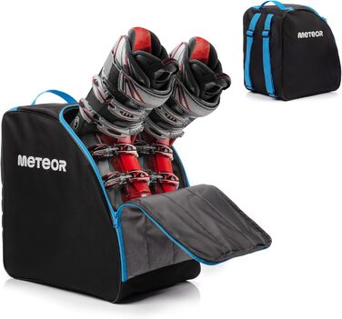 Сумка для лижних черевиків Meteor - водонепроникна, компактна, для лижного відпочинку та зимових видів спорту. Легка, міцна, сіра/чорна.