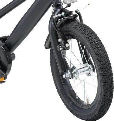 Дитяче велосипед Bachtenkirch 12 дюймів, матовий чорний, для хлопчиків від 3 років