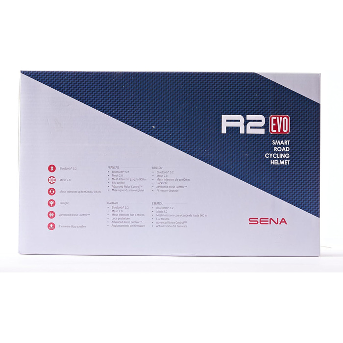 Розумний велосипедний шолом Sena R2 EVO Mesh Intercom для дорослих, вуличний, матово-білий, розмір M