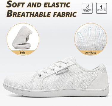 ASHION Легкі та широкі кросівки для ходьби та трейлу (38 EU)