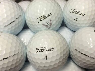 50 м'ячів для гольфу Titleist Pro V1 Lakeballs AAA/AA у сітці