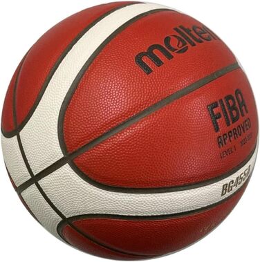 Баскетбольний м’яч Molten BG4550 FIBA, преміум синтетична шкіра, розміри 6 і 7