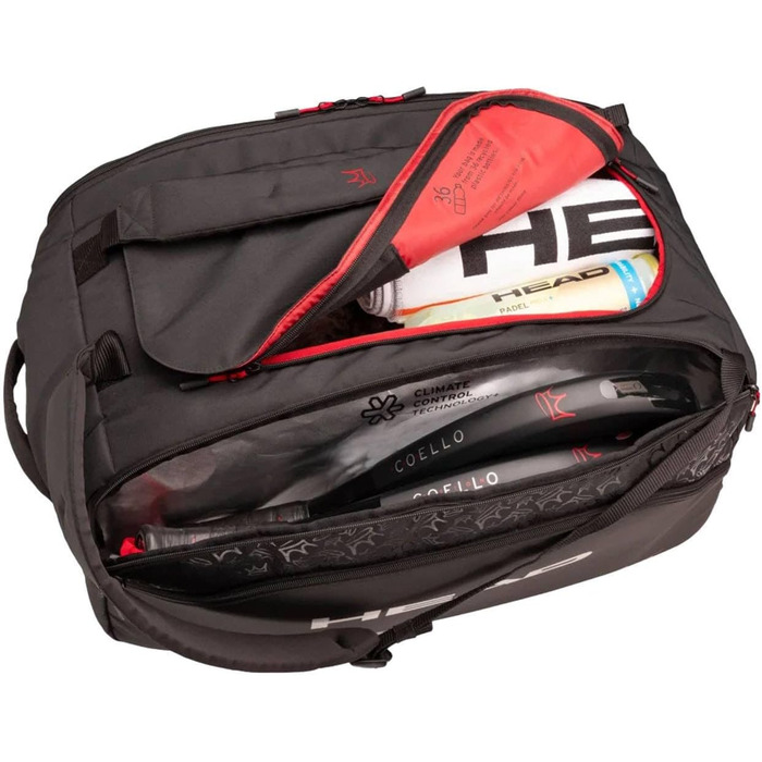 Сумка для падел Coello Pro X Padel Duffle Bag L - професійна спортивна сумка для ракет та аксесуарів