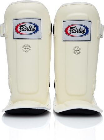 Захисні щитки для гомілки Fairtex SP3 для Муай Тай, MMA, чоловічі, жіночі, дитячі, легкі та міцні, білий, розмір L