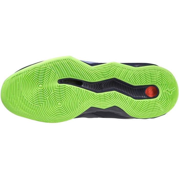 Волейбольне взуття Mizuno Unisex Wellenmaße (39 EU, Eveblue Techgreen Iolite)