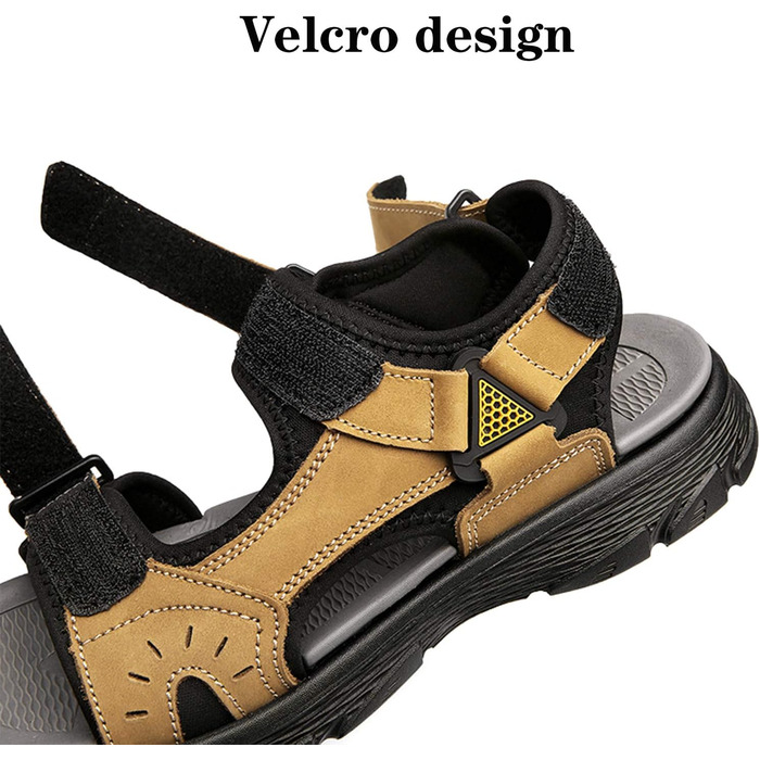 Чоловічі трекінгові сандалії Lvptsh для активного відпочинку та походів, чорні (43 EU)