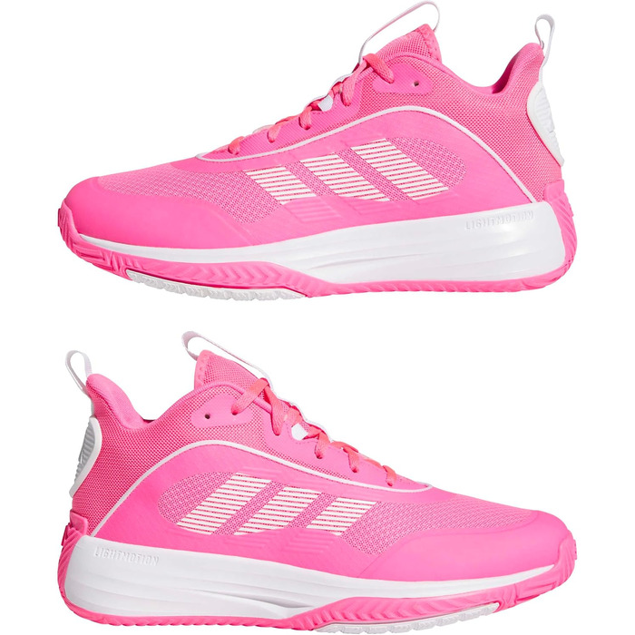 Кросівки баскетбольні Adidas Own The Game 3 (42 EU, Рожевий/Білий)