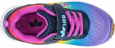 Дитячі спортивні черевики Lico Barney для залу (39 EU, темно-синій, фіолетовий, бірюзовий)