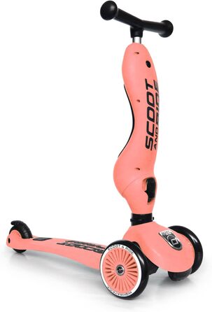 Kickboard Highway Kick 1 Scoot & Ride 2-в-1 з сидінням - персиковий колір, універсальний розмір