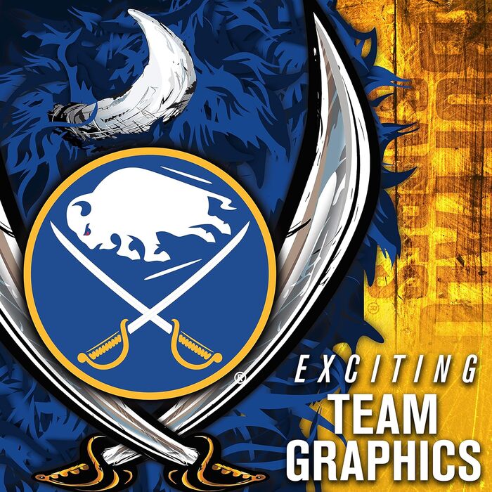 Дитяча хокейна воротарська маска Franklin Sports NHL Buffalo Sabres, для стріт-хокею, ліцензія НХЛ