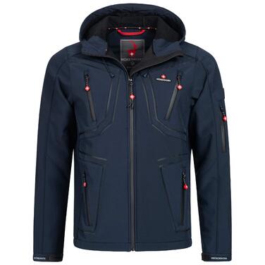 Чоловіча куртка Softshell Höhenhorn Schilthorn: водонепроникна, вітрозахисна та дихаюча outdoor-куртка для відпочинку, XL, темно-синя