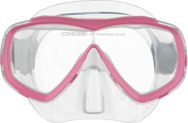 Маска для снорклінгу Cressi Estrella Jr. (Прозора/Рожева) – дитяча маска для дайвінгу та снорклінгу