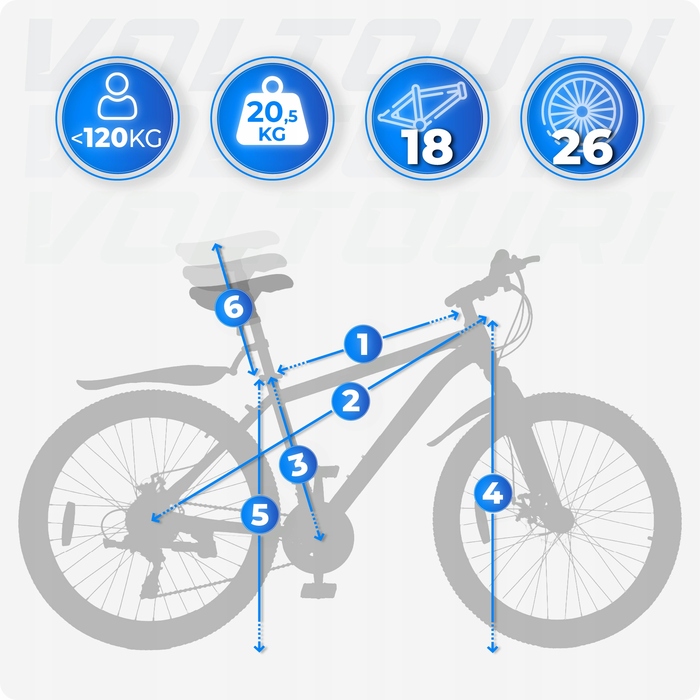 Гірський велосипед MTB 26