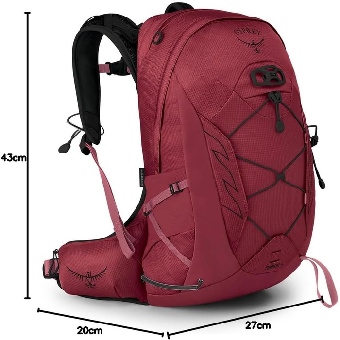 Жіночий рюкзак Osprey Tempest 9 л WM/L рожевий для туризму