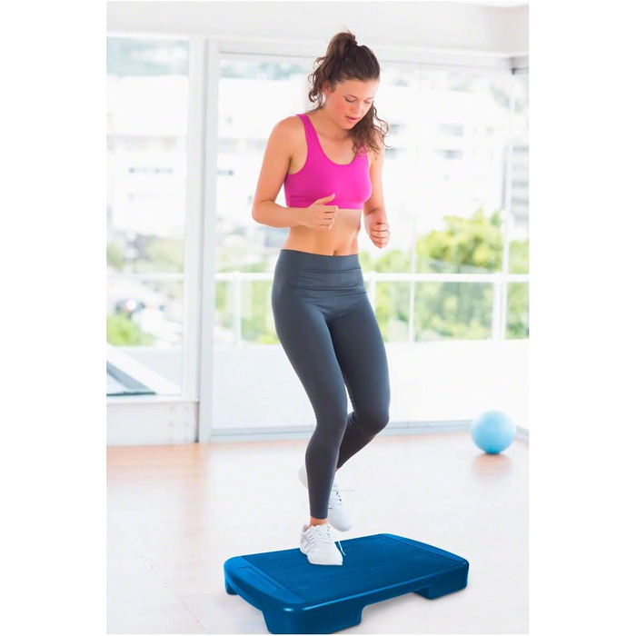 Фітнес степ-платформа Sport-Tec 70x40x10,5 см синя