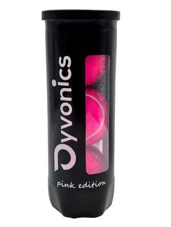 М'ячі для падел Dyvonics N1, рожеві, 3 шт. в банці
