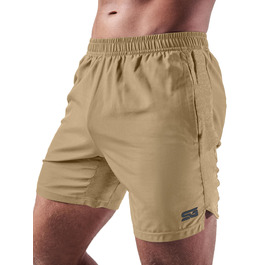 Шорти спортивні чоловічі Satire Gym з кишенями - для бігу, фітнесу, бодібілдингу, L, пісочний колір