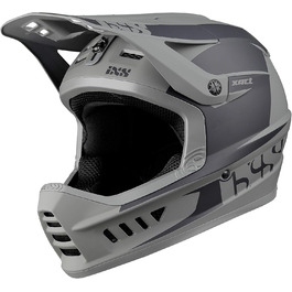 Велосипедний шолом IXS XACT EVO для даунхілу, лайм-графіт, чорний, розмір S