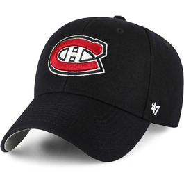 Кепка 47 Montreal Canadiens чорного кольору NHL, модель Most Value P. Cap 55-62