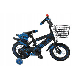 Дитячий велосипед 16 дюймів для хлопчика з кошиком, синій