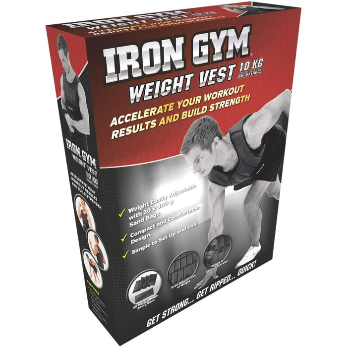 Жилет-обтяжувач Iron Gym 10 кг для тренувань
